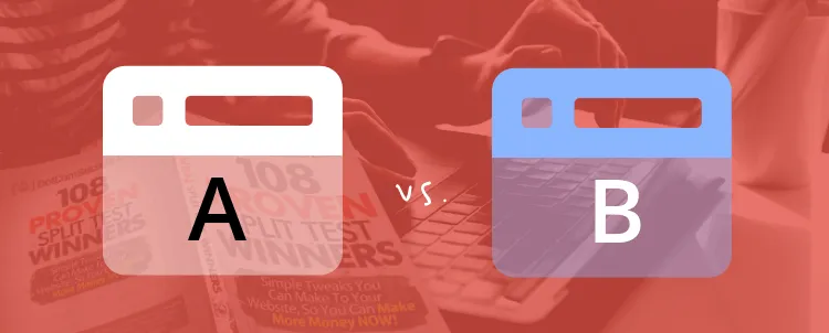 A/B split testing diagram